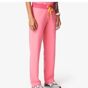 Figs Neon Pink Livingston Scrubs Medium